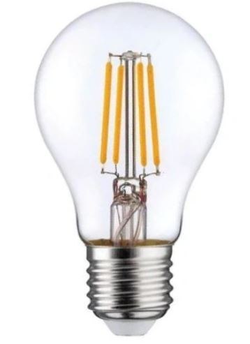 ŻARÓWKA LED FILAMENT A60 4000K E27 8W AC220-240V 880LM GTV ŻARÓWKA LED FILAMENT A60 4000K E27 8W AC220-240V 880LM GTV