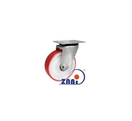 KOŁO TWORZYWO+POLIURETAN 125MM OBUDOWA SKRĘTNA MAŁA 22MBCN UN