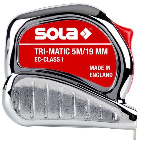 MIARA STALOWA ZWIJANA TRI-MATIC 19MM 5M SOLA MIARA STALOWA ZWIJANA TRI-MATIC 19MM 5M SOLA
