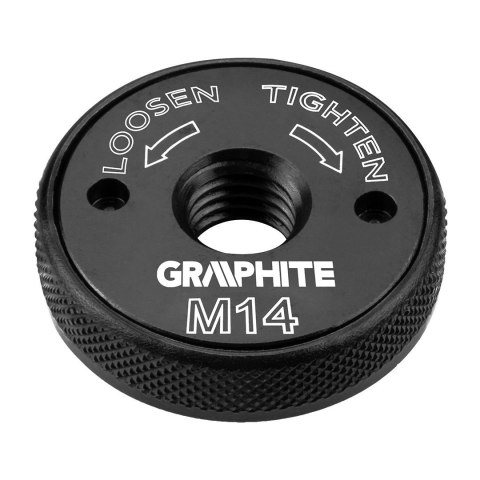 NAKRĘTKA SZYBKOMOCUJĄCA DO SZLIFIERKI KĄTOWEJ M 14 GRAPHITE NAKRĘTKA SZYBKOMOCUJĄCA DO SZLIFIERKI KĄTOWEJ M 14 GRAPHITE