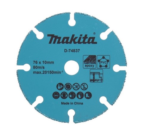 TARCZA DIAMENTOWA SEGMENTOWA 76*10MM MAKITA TARCZA DIAMENTOWA SEGMENTOWA 76*10MM MAKITA
