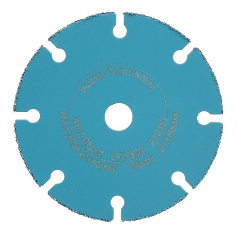TARCZA DIAMENTOWA SEGMENTOWA 76*10MM MAKITA TARCZA DIAMENTOWA SEGMENTOWA 76*10MM MAKITA