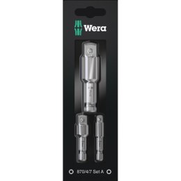 ZESTAW ADAPTERÓW DO KLUCZY NASAD. 1/4'', 3/8'', 1/2'' WERA