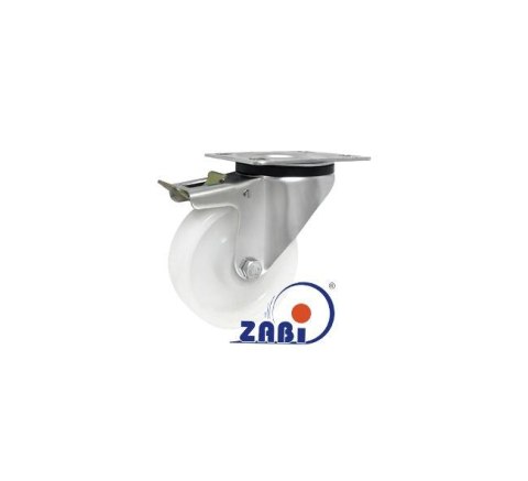 KOŁO Z TWORZYWA 100MM OBUDOWA SKRĘTNA+HAMULEC 15BH +ACC ZABI KOŁO Z TWORZYWA 100MM OBUDOWA SKRĘTNA+HAMULEC 15BH +ACC ZABI