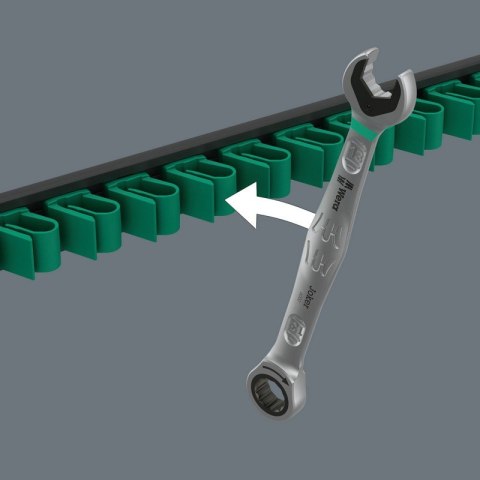 LISTWA MAGNETYCZNA 9610, NA 11 KLUCZY PŁASKICH 30*370MM WERA LISTWA MAGNETYCZNA 9610, NA 11 KLUCZY PŁASKICH 30*370MM WERA