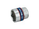 NASADKA KRÓTKA 6-KĄTNA CHROMOWANA 3/8'' 24MM KING TONY