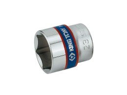 NASADKA KRÓTKA 6-KĄTNA CHROMOWANA 3/8'' 24MM KING TONY