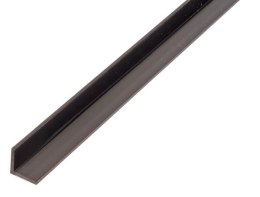 PROFIL KĄTOWY PVC CZARNY 1000X15X15X1 UN