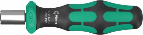 RĘKOJEŚĆ Z UCHWYTEM DO GROTÓW 838 RA S,FUNKCJA GRZECH. 1/4'' WERA RĘKOJEŚĆ Z UCHWYTEM DO GROTÓW 838 RA S,FUNKCJA GRZECH. 1/4'' WERA