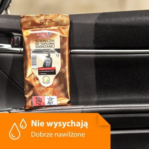 ŚCIERECZKI DO TAPICERKI SKÓRZANEJ - CYTRYNA - 24 SZTUKI MOJE AUTO ŚCIERECZKI DO TAPICERKI SKÓRZANEJ - CYTRYNA - 24 SZTUKI MOJE AUTO