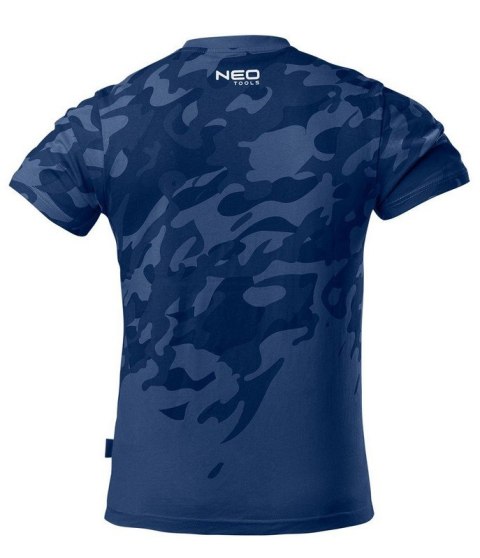 T-SHIRT ROBOCZY CAMO NAVY, ROZMIAR XXXL NEO T-SHIRT ROBOCZY CAMO NAVY, ROZMIAR XXXL NEO