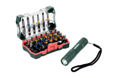 ZESTAW BITÓW BIT-BOX 29 SZT + LATARKA. METABO ZESTAW BITÓW BIT-BOX 29 SZT + LATARKA. METABO