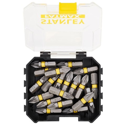 ZESTAW BITÓW PZ2 25MM 20SZT. STANLEY ZESTAW BITÓW PZ2 25MM 20SZT. STANLEY