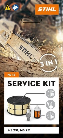 ZESTAW SERWISOWY NR 15 DO PILAREK MS 231,251 STIHL