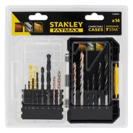 ZESTAW WIERTEŁ FATMAX 14 SZT. STANLEY