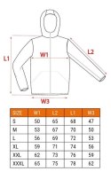 BLUZA ROZPINANA Z KAPTUREM COMFORT GRANATOWA ROZMIAR L NEO