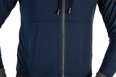 BLUZA ROZPINANA Z KAPTUREM COMFORT GRANATOWA ROZMIAR XL NEO BLUZA ROZPINANA Z KAPTUREM COMFORT GRANATOWA ROZMIAR XL NEO