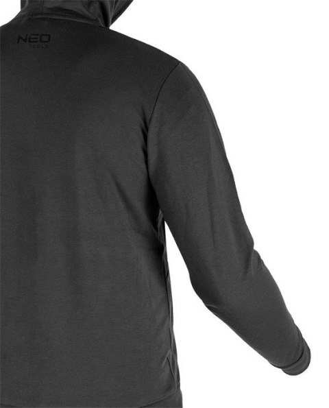 BLUZA ROZPINANA Z KAPTUREM COMFORT SZARA ROZMIAR XL NEO BLUZA ROZPINANA Z KAPTUREM COMFORT SZARA ROZMIAR XL NEO