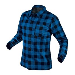 KOSZULA FLANELOWA GRANATOWA ROZMIAR XXXL NEO