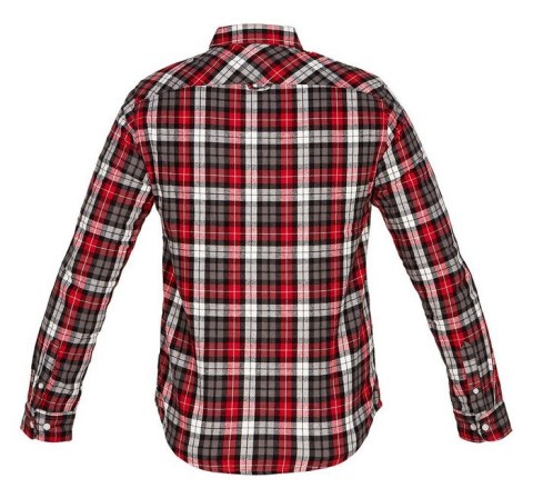 KOSZULA FLANELOWA KRATA CZERWONO-CZARNO-BIAŁA ROZMIAR XL NEO KOSZULA FLANELOWA KRATA CZERWONO-CZARNO-BIAŁA ROZMIAR XL NEO
