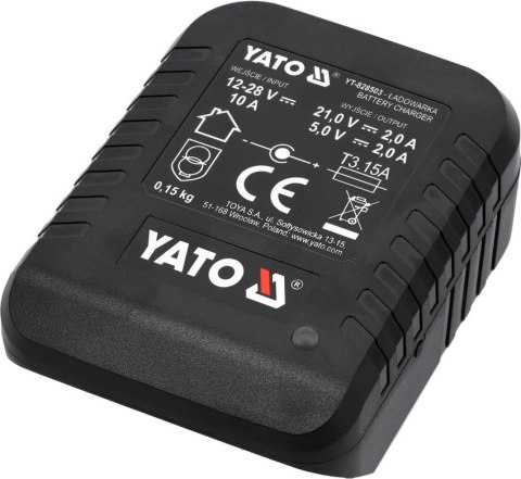 ŁADOWARKA SAMOCHODOWA 18V (2A) YATO ŁADOWARKA SAMOCHODOWA 18V (2A) YATO