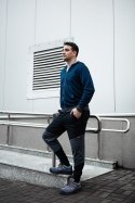 SPODNIE DRESOWE COMFORT CZARNO-SZARE ROZMIAR XXL NEO