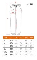 SPODNIE DRESOWE COMFORT CZARNO-SZARE ROZMIAR XXXL NEO