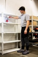 SPODNIE DRESOWE COMFORT CZARNO-SZARE ROZMIAR M NEO