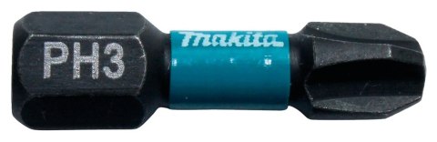 KOŃCÓWKA WKRĘTAKOWA IMPACT BLACK, GROT, BIT PH3-25MM 2SZT MAKITA KOŃCÓWKA WKRĘTAKOWA IMPACT BLACK, GROT, BIT PH3-25MM 2SZT MAKITA