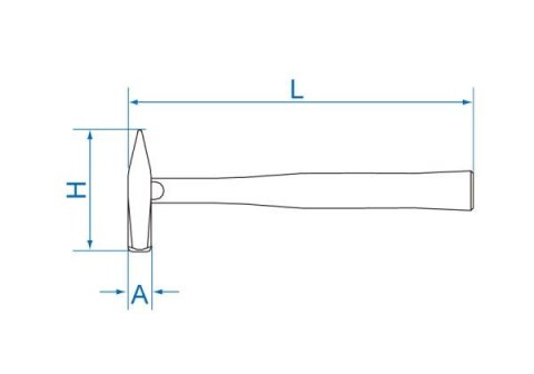 MŁOTEK TYP NIEMIECKI 395G, 300MM KING TONY MŁOTEK TYP NIEMIECKI 395G, 300MM KING TONY
