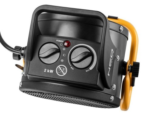 NAGRZEWNICA ELEKTRYCZNA CERAMICZNA PTC 2KW NEO NAGRZEWNICA ELEKTRYCZNA CERAMICZNA PTC 2KW NEO