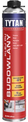 PIANOKLEJ BUDOWLANY PISTOLETOWY 720 ML SZARY TYTAN