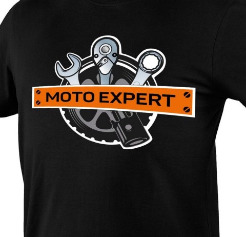 T-SHIRT Z NADRUKIEM MOTO EXPERT ROZMIAR M NEO T-SHIRT Z NADRUKIEM MOTO EXPERT ROZMIAR M NEO