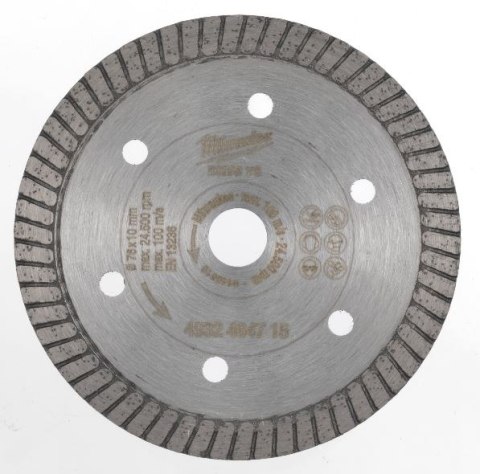 TARCZA DIAMENTOWA SEGMENTOWA DHTI 76MM MILWAUKEE TARCZA DIAMENTOWA SEGMENTOWA DHTI 76MM MILWAUKEE