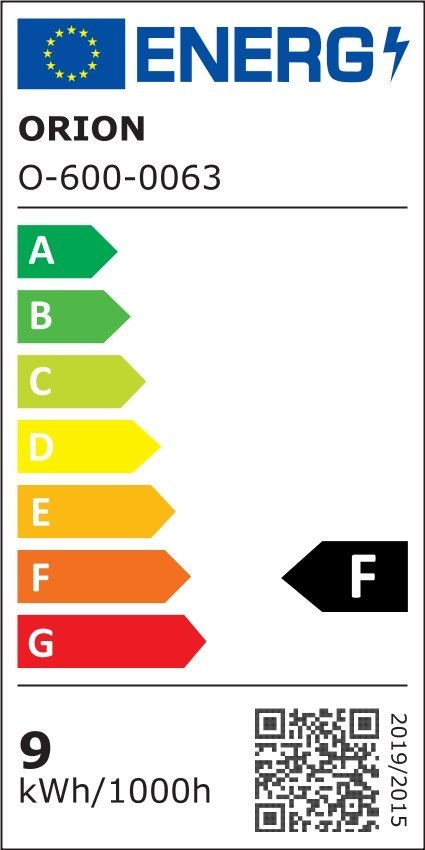 ŻARÓWKA LED 9W E27 806LM 3000K CIEPŁA ORION ŻARÓWKA LED 9W E27 806LM 3000K CIEPŁA ORION