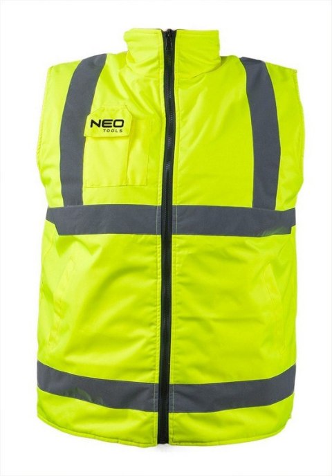 BEZRĘKAWNIK ROBOCZY DWUSTRONNY ODBLASKOWY ŻÓŁTY ROZMIAR XL NEO BEZRĘKAWNIK ROBOCZY DWUSTRONNY ODBLASKOWY ŻÓŁTY ROZMIAR XL NEO