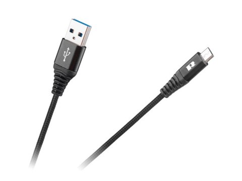 KABEL USB - USB MICRO 1M CZARNY UN KABEL USB - USB MICRO 1M CZARNY UN