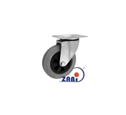 KOŁO TWORZYWO-GUMA 160MM OBUDOWA SKRĘTNA 42PPUŁ UN