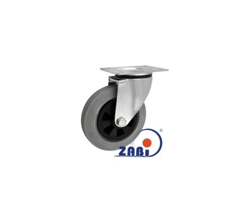 KOŁO TWORZYWO-GUMA 160MM OBUDOWA SKRĘTNA 42PPUŁ UN KOŁO TWORZYWO-GUMA 160MM OBUDOWA SKRĘTNA 42PPUŁ UN