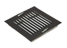 KRATKA METALOWA SKOŚNA W RAMCE Z SIATKĄ 14*14CM GRAFIT MAT AIR ROXY