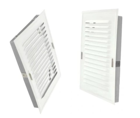 KRATKA METALOWA SKOŚNA W RAMCE Z SIATKĄ 14*21CM BIAŁA AIR ROXY KRATKA METALOWA SKOŚNA W RAMCE Z SIATKĄ 14*21CM BIAŁA AIR ROXY