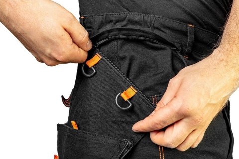 SPODNIE ROBOCZE HD SLIM ODPINANE KIESZENIE ROZMIAR L NEO SPODNIE ROBOCZE HD SLIM ODPINANE KIESZENIE ROZMIAR L NEO