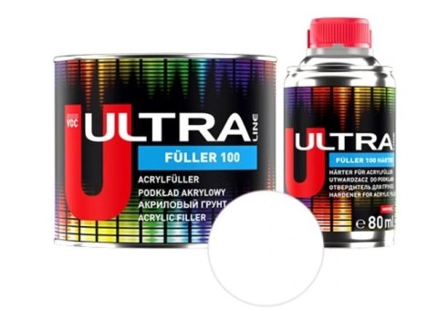 ULTRA FÜLLER 100 PODKŁAD AKRYLOWY 0,4L BIAŁY + UTWARDZACZ NOVOL ULTRA FÜLLER 100 PODKŁAD AKRYLOWY 0,4L BIAŁY + UTWARDZACZ NOVOL