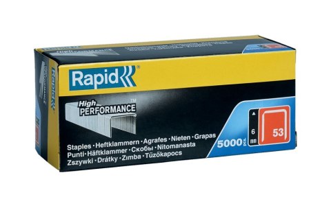 ZSZYWKI GALWA. HIGH PERFORMANCE NR53, 6MM, 5000SZT RAPID ZSZYWKI GALWA. HIGH PERFORMANCE NR53, 6MM, 5000SZT RAPID