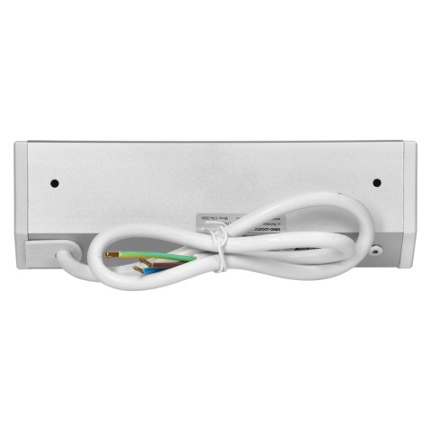 GNIAZDO MEBLOWE 2X2P+Z+2XUSB BIAŁO-SREBRNE ORNO GNIAZDO MEBLOWE 2X2P+Z+2XUSB BIAŁO-SREBRNE ORNO