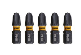 KOŃCÓWKI WKRĘTAKOWE UDAROWE PH3*25MM EXTREME 5SZT DEWALT