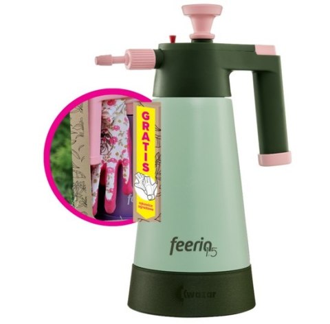 OPRYSKIWACZ FEERIA POJEMNOŚĆ 1.5L MIĘTA Z RĘKAWICZKMI UN OPRYSKIWACZ FEERIA POJEMNOŚĆ 1.5L MIĘTA Z RĘKAWICZKMI UN