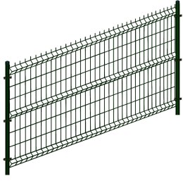PANEL OGRODZENIOWY 2500*1530MM 3W/H*5MM ZIELONY 6005 UN