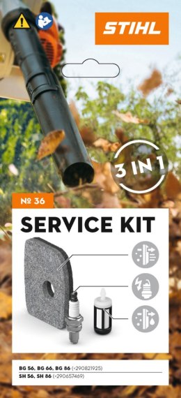 ZESTAW SERWISOWY NR 36 DO DMUCHAW BG 56/66/86, SH 56/86 STIHL