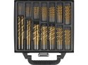 ZESTAW WIERTEŁ DO METALU 1-10MM 99SZT YATO